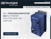 Tablet Screenshot of bonfiglioli.de