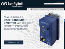 Tablet Screenshot of bonfiglioli.com